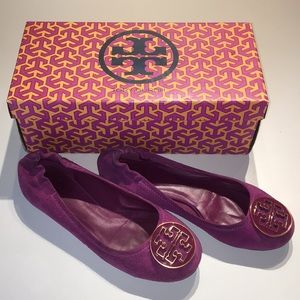 Tory Burch Suede Reva Flats
